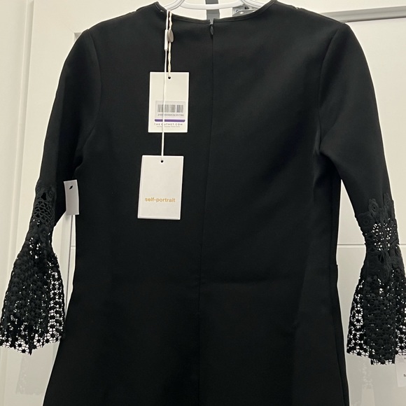 Self-Portrait Black Lace Cocktail Dress - Picture 5 of 5